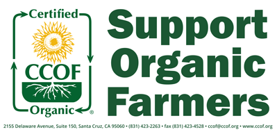 CCOF Bumper Stickers - Multiple Options